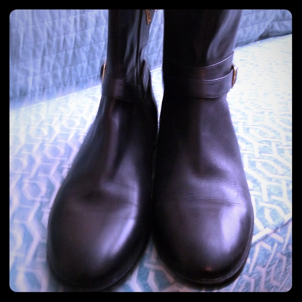 Ankle booties leather